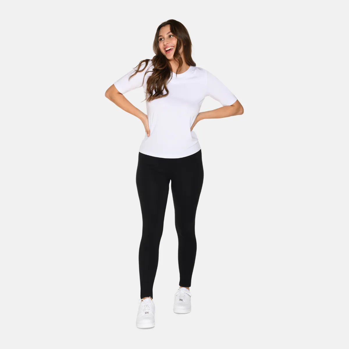 2-Pak Bambus T-shirt i Slim Fit - Hvid