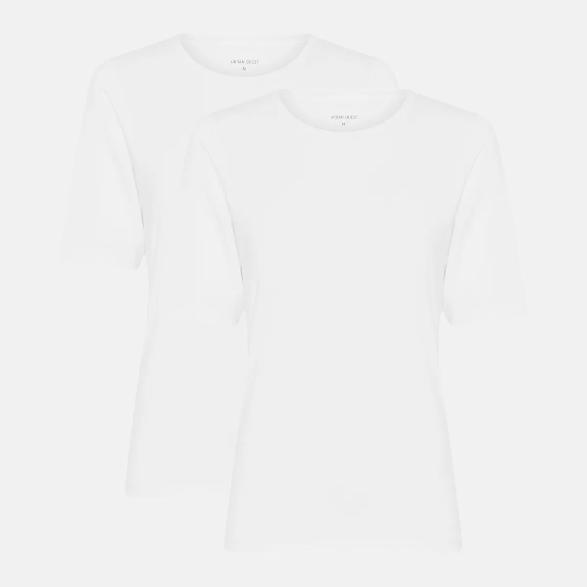 2-Pak Bambus T-shirt i Slim Fit - Hvid