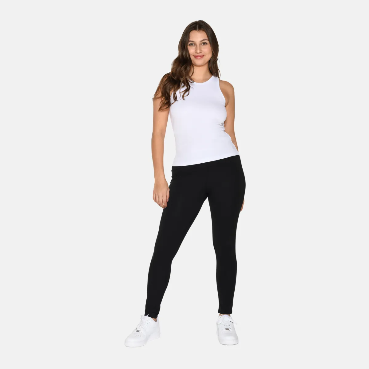 2-Pak Bambus Tank Top - Sort-hvid
