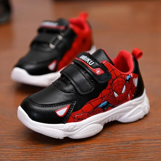 2020 New Spring And Autumn Boys And Girls Cartoon Spider-man Sneakers Children Fashion Sneakers Fashion Student Travel Shoes