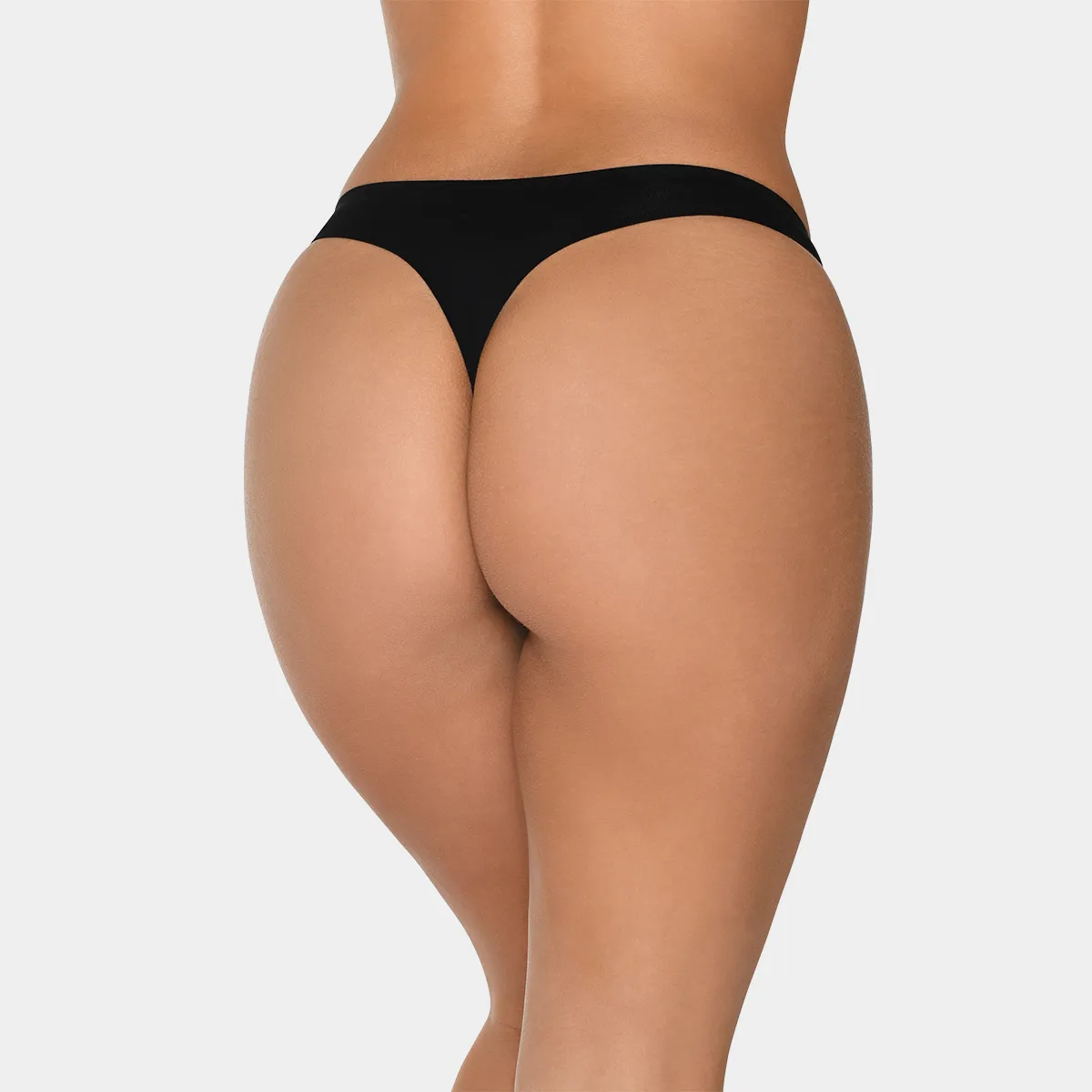 3 pak Bambus g-streng - sort-hvid-nude