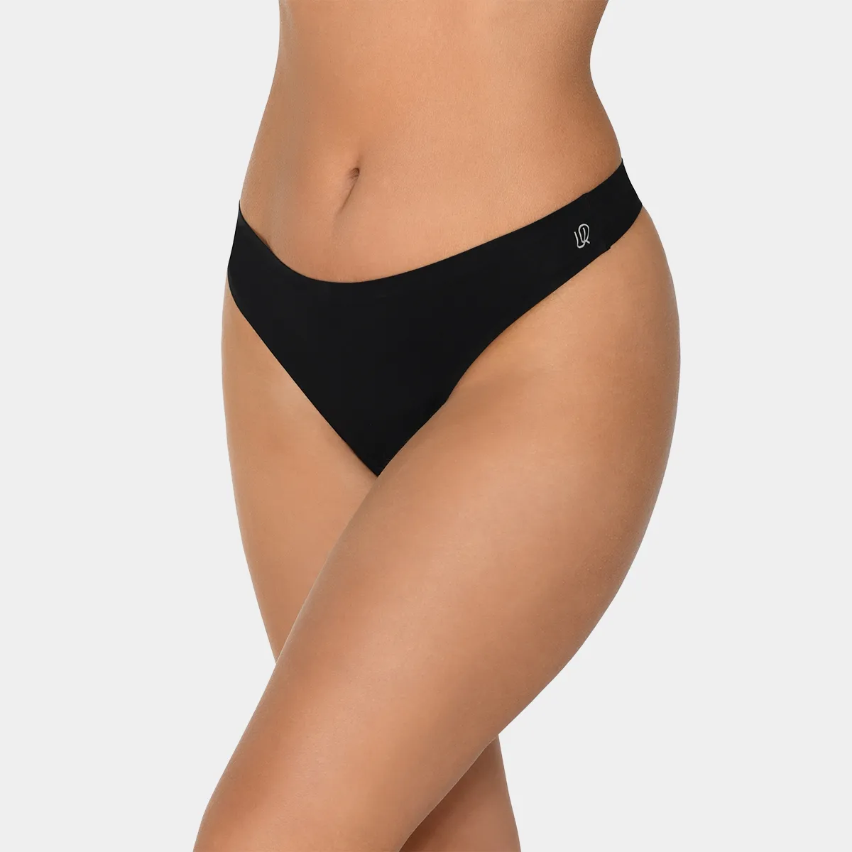 3 pak Bambus g-streng - sort-hvid-nude
