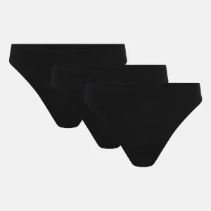 3 pak Bambus g-streng - sort