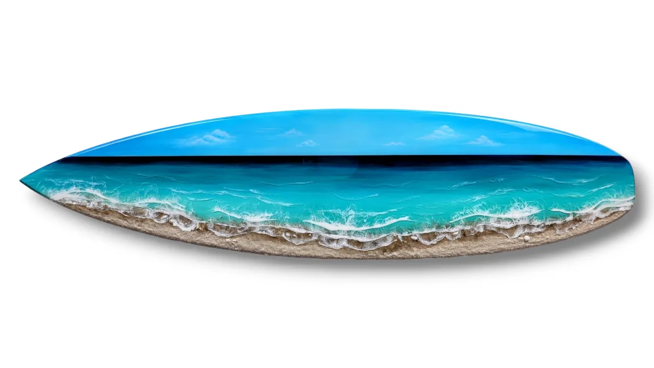 5ft Siesta Key Beach Horizon Surfboard