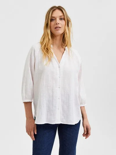 Alberta 3/4 Shirt - Peach Whip