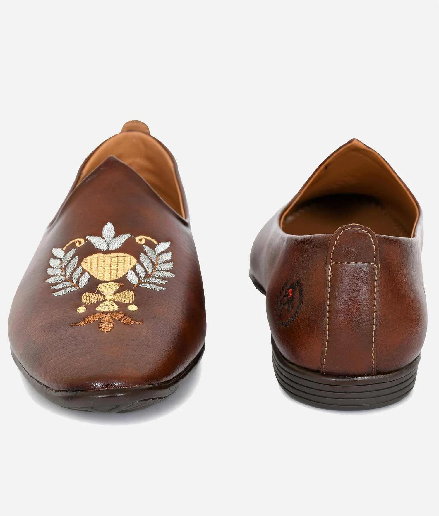 Big Boon Men's Ethnic Shoes  Embroider/ Zardozi Style
