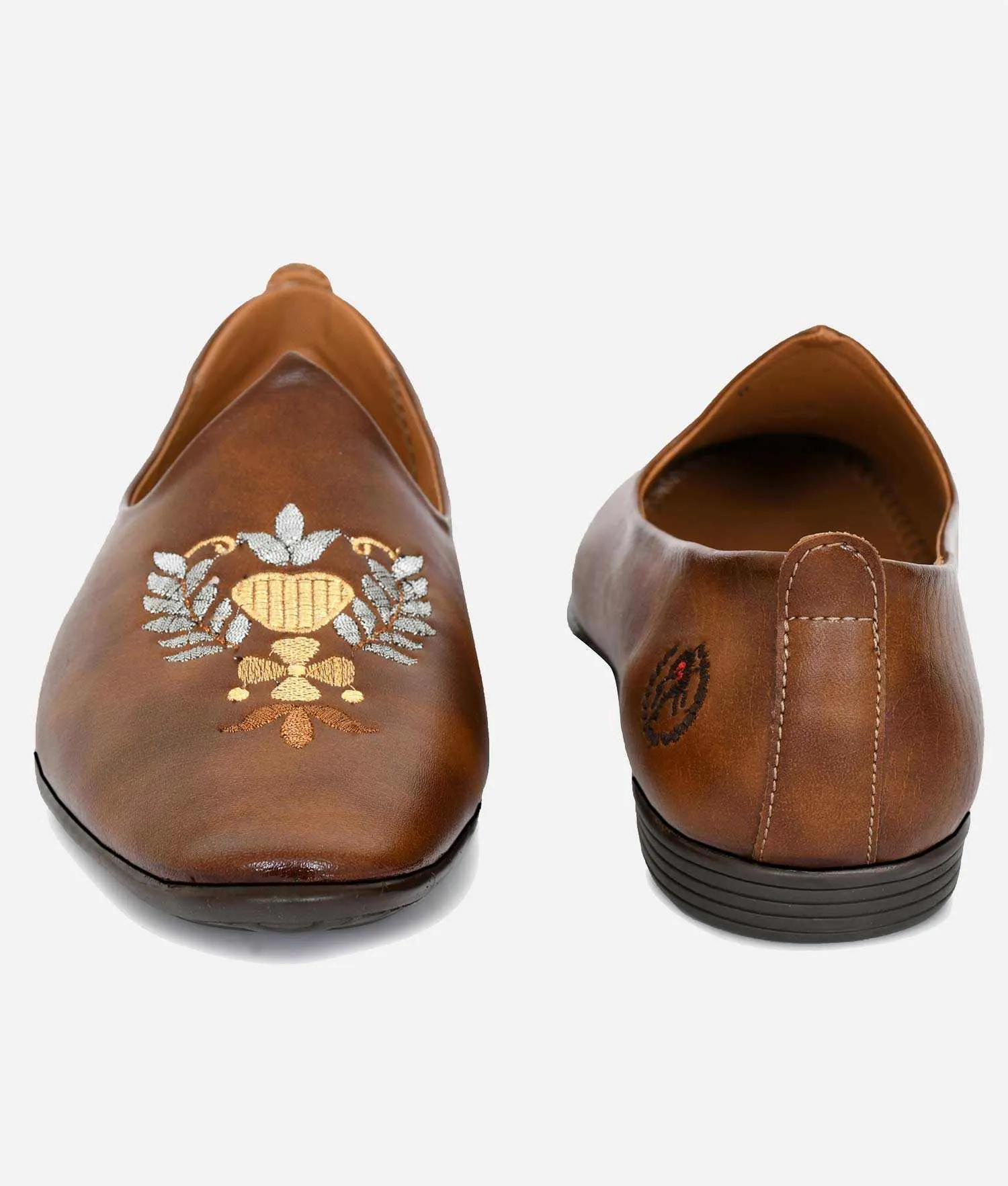 Big Boon Men's Ethnic Shoes  Embroider/ Zardozi Style