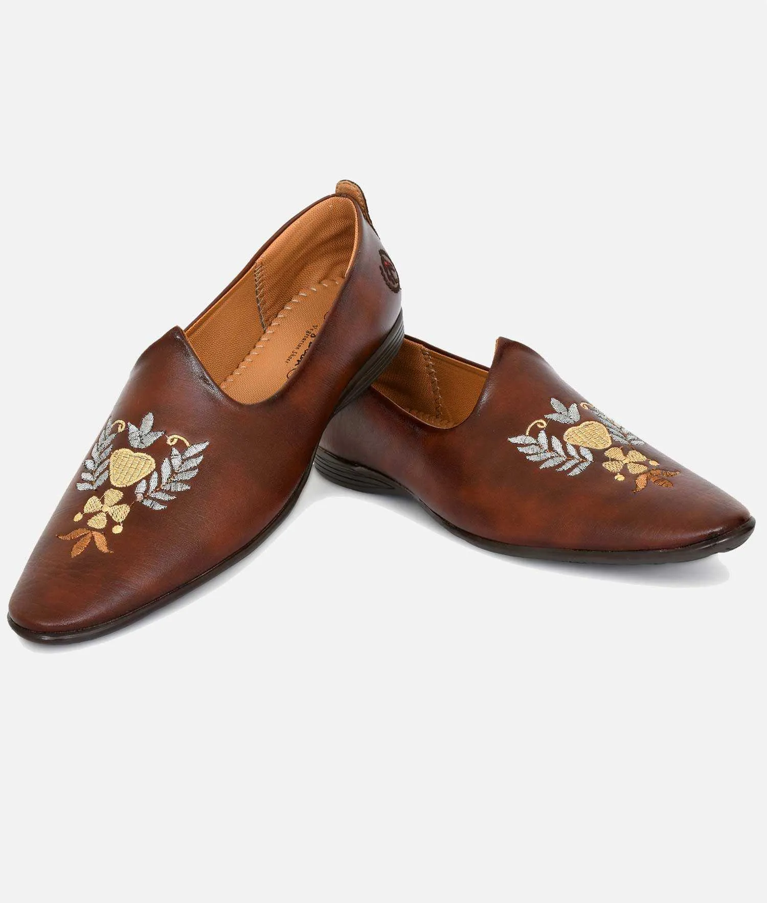 Big Boon Men's Ethnic Shoes  Embroider/ Zardozi Style