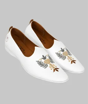 Big Boon Men's Ethnic Shoes  Embroider/ Zardozi Style