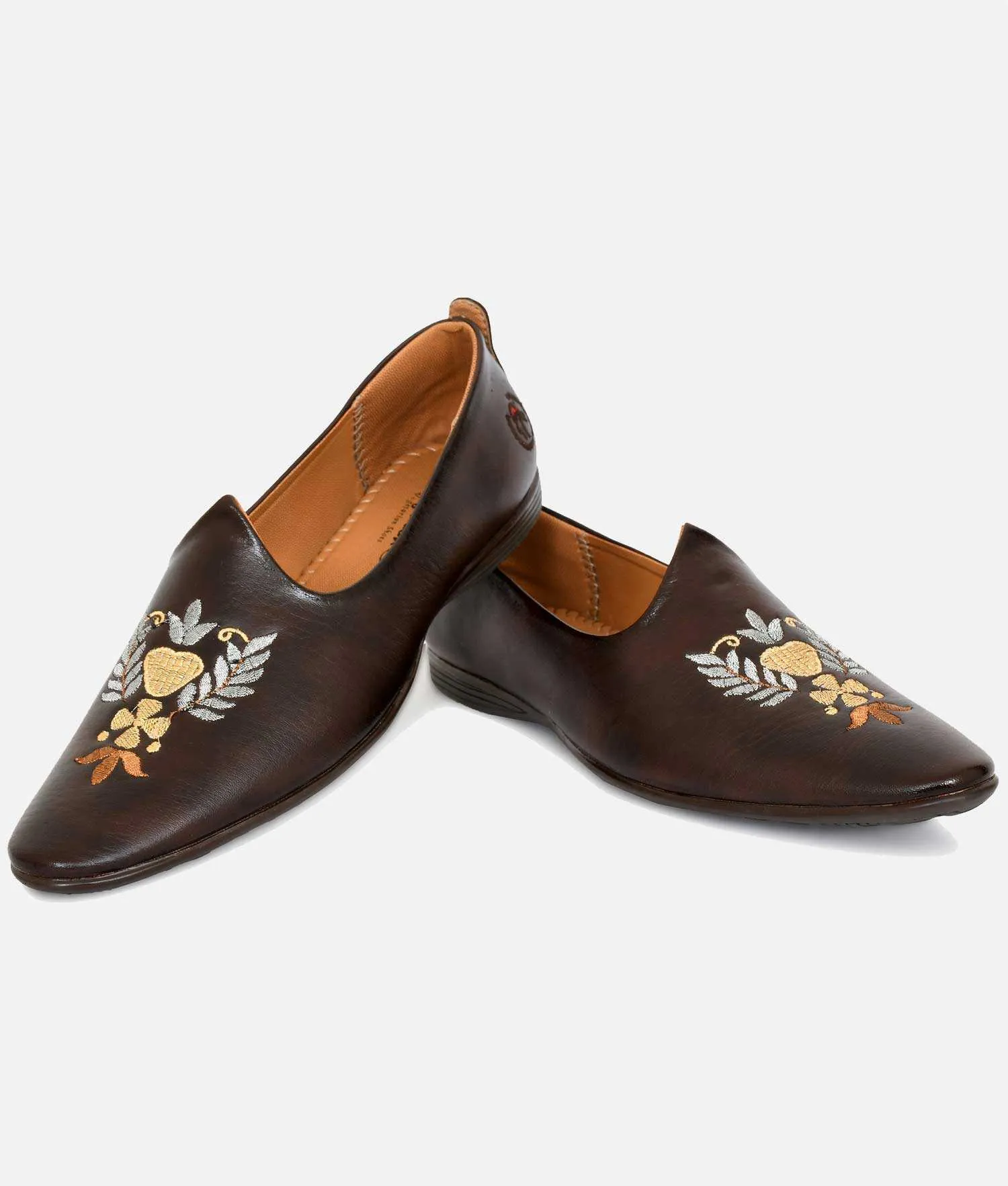 Big Boon Men's Ethnic Shoes  Embroider/ Zardozi Style