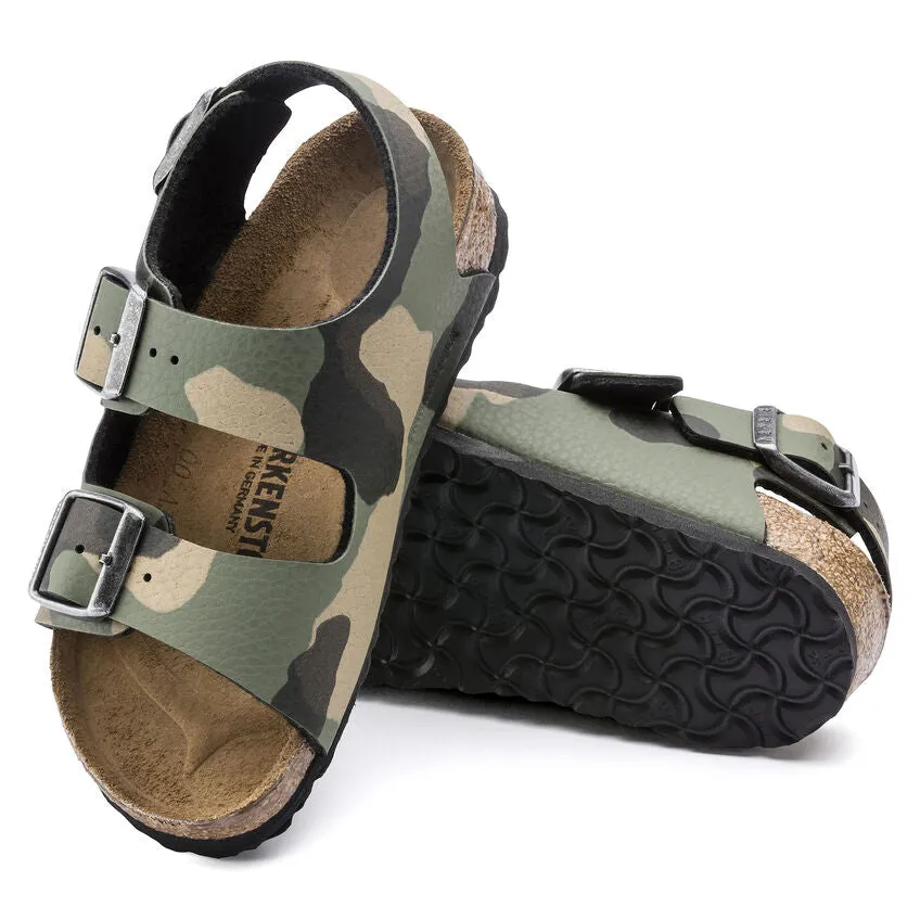 Birkenstock Boy's Milano Camo Sandals