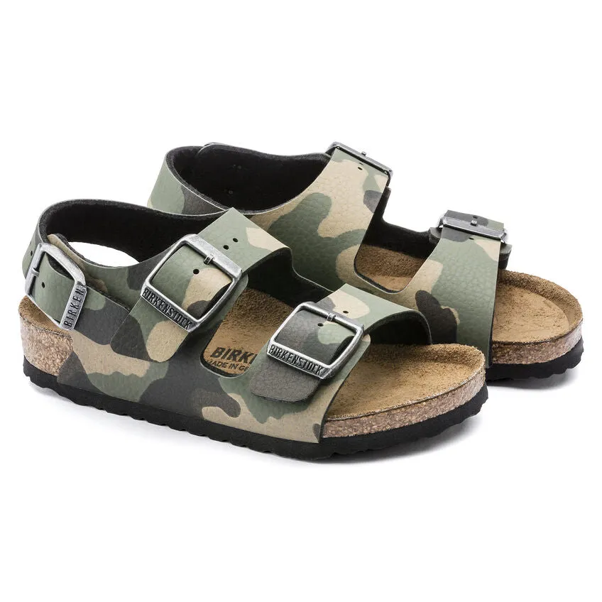 Birkenstock Boy's Milano Camo Sandals