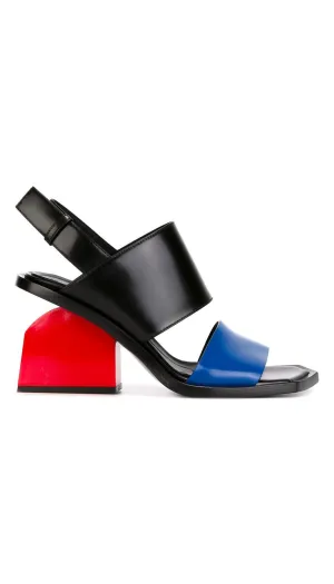 Colour block sandal