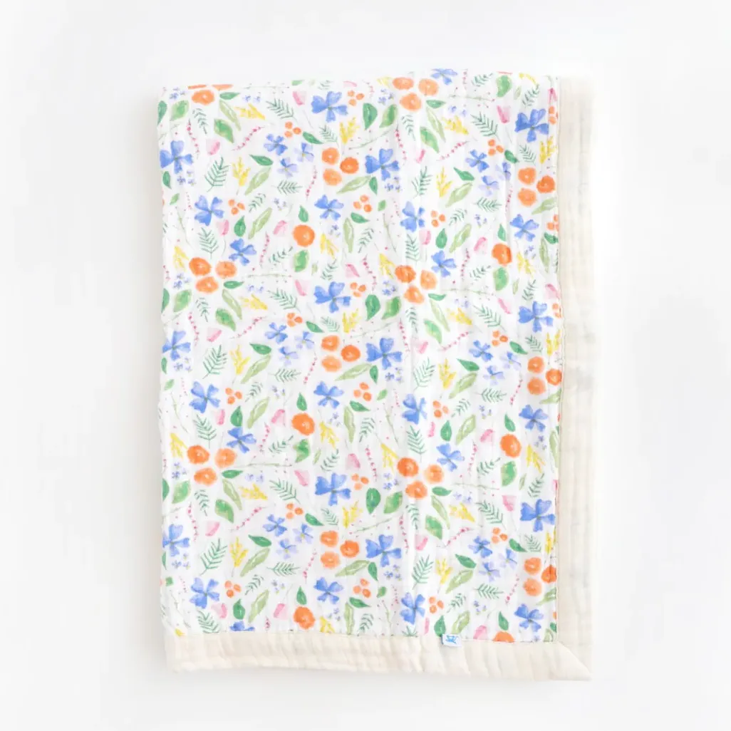 Cotton Muslin Quilt (Mountain Bloom)