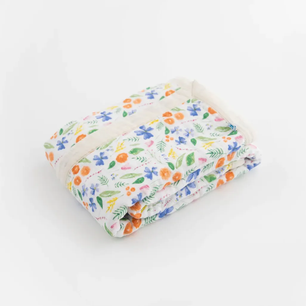 Cotton Muslin Quilt (Mountain Bloom)