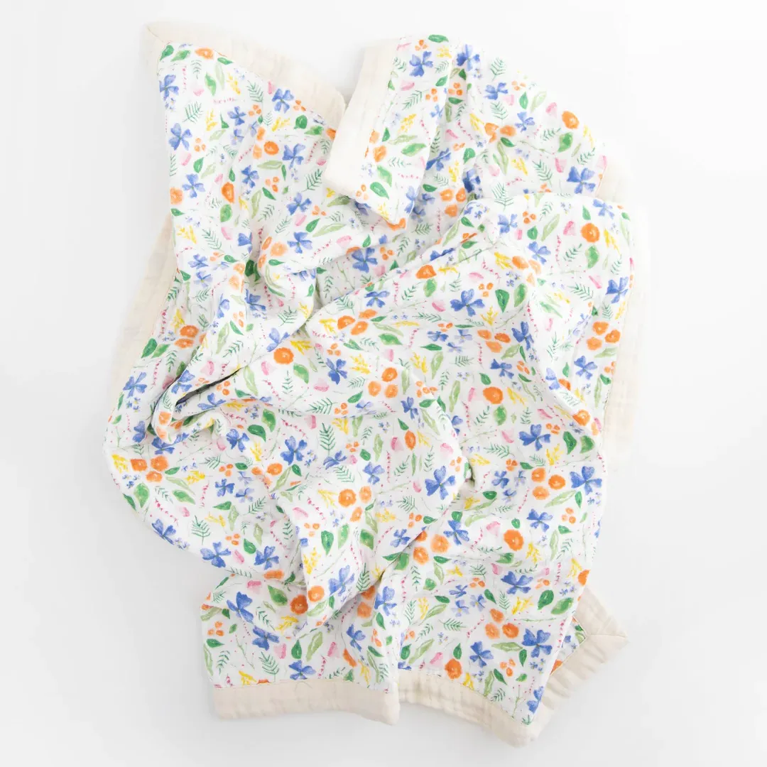 Cotton Muslin Quilt (Mountain Bloom)