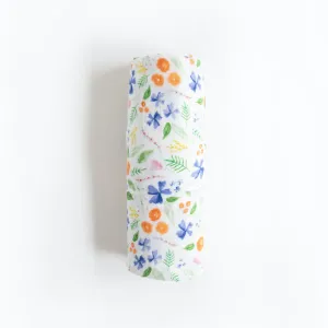 Cotton Muslin Swaddle (Mountain Bloom)