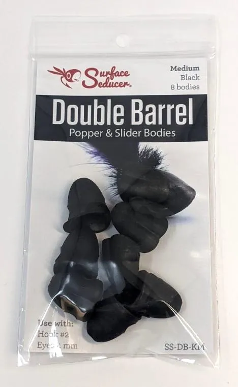 Double Barrel Foam Popper Bodies