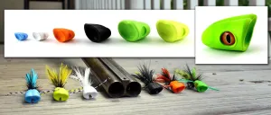 Double Barrel Foam Popper Bodies