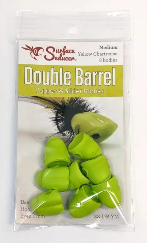 Double Barrel Foam Popper Bodies
