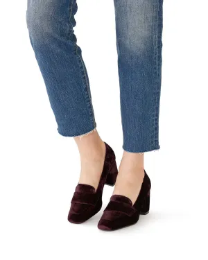 Driel Bordo Velvet Heel