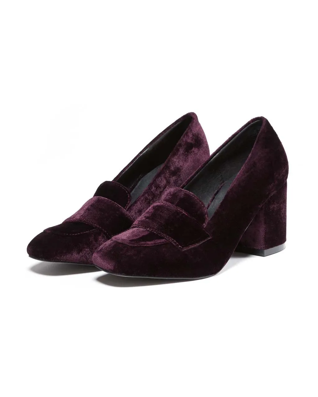 Driel Bordo Velvet Heel