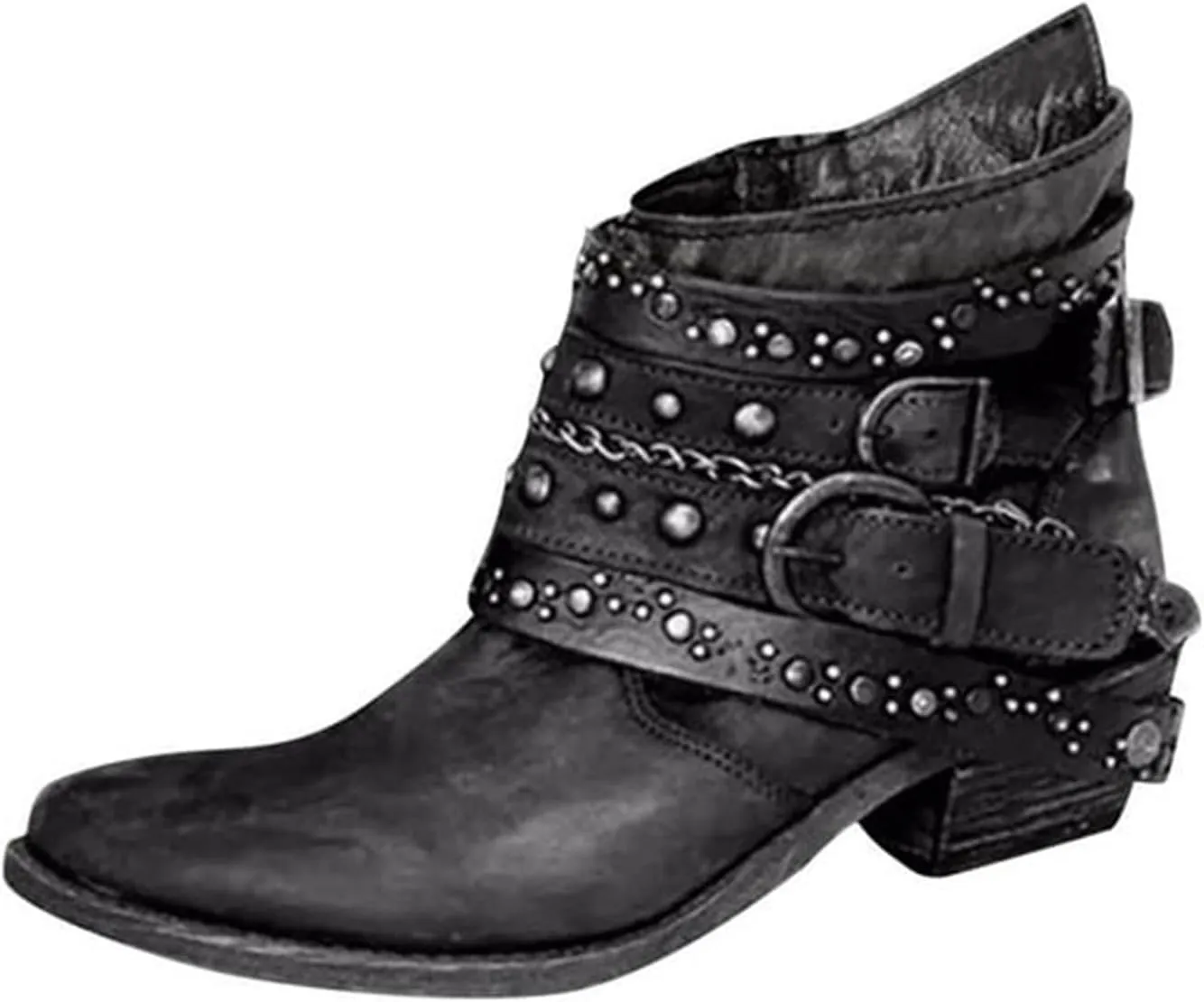Fall Boots for Women 2024 Ankle Lace Up Booties Women Womens Western Booties Heeled Bootie for Women Dressy Non Slip Slip On Lug Sole Low Heel Chelsea Fashion