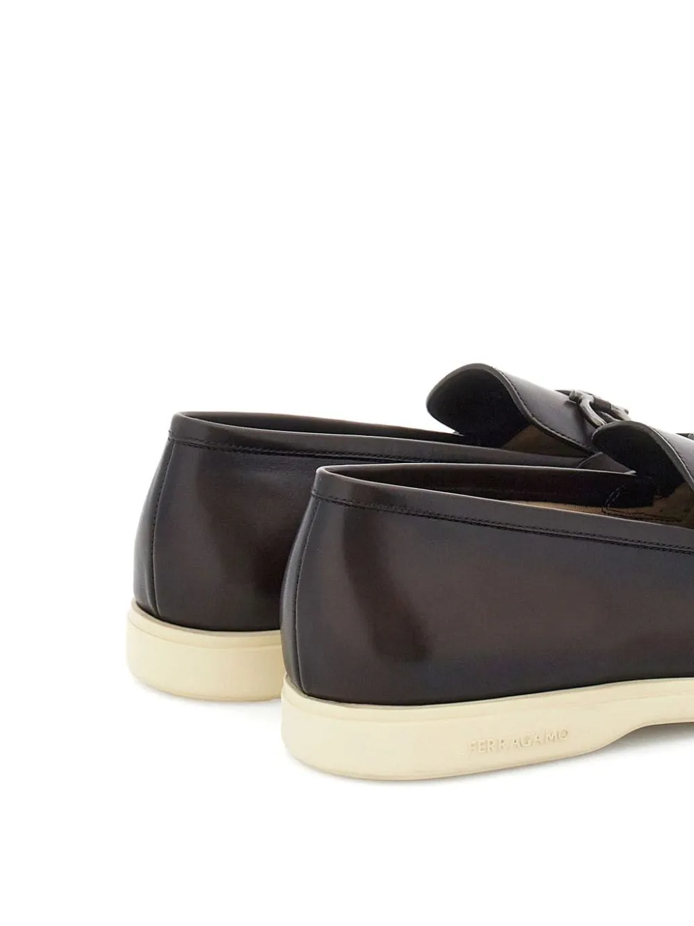 Gancini leather loafers<BR/><BR/>