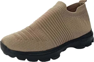 Ladmiple Shoes For Women Sneakers Trendy Slip On Running Shoes Non Slip Walking Shoes Gym Workout Tennis Fashion Sneakers