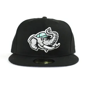 Modesto Athletics New Era 59FIFTY Fitted Hat (Black Air Max 95 OG Fresh Mint Gray Under Brim)
