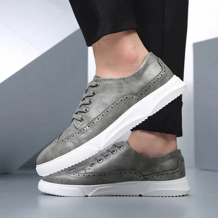 Molton Classico Smart-Casual Leather Sneakers