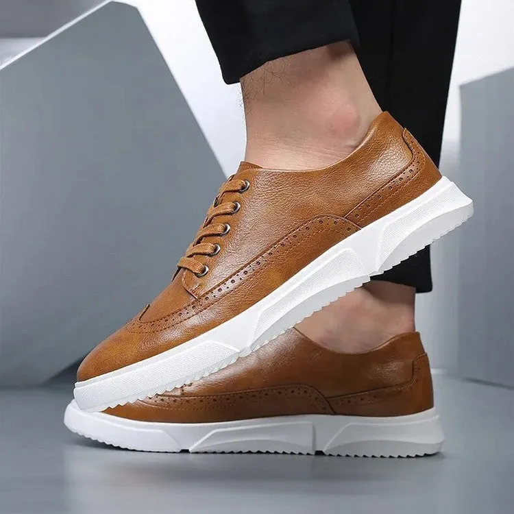 Molton Classico Smart-Casual Leather Sneakers