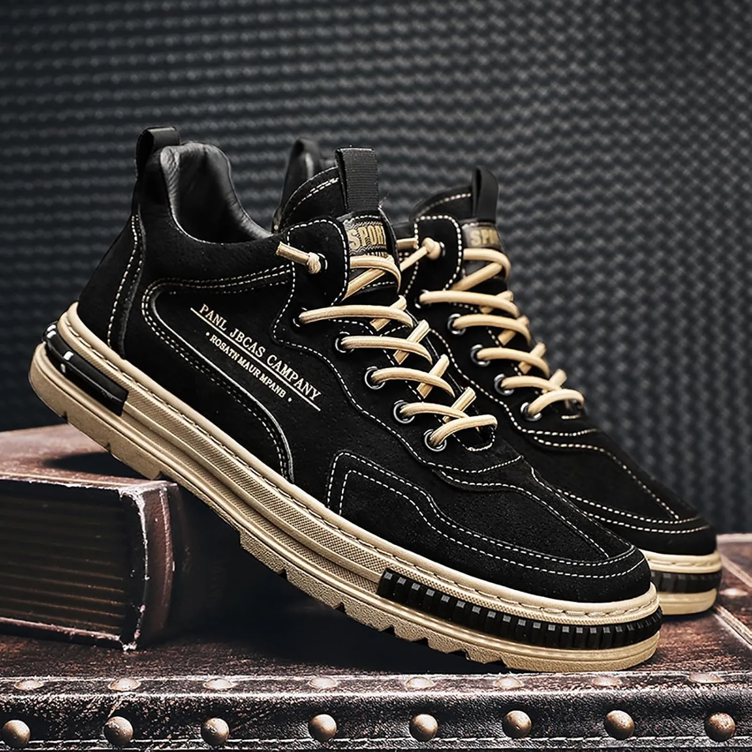 Non Slip Work Shoes For Men Fashion Walking Sneakers Kitchen Chef Shoe Comfortable Leather Casual Sneaker Cases for Men Soft