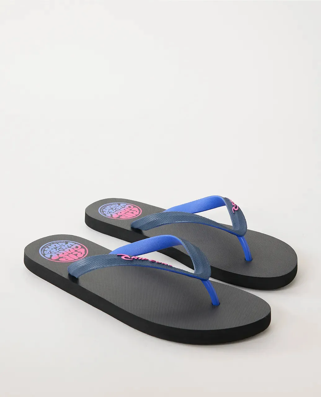 Rip Curl Men's Wetty Fade Bloom Open Toe Flip Flops Navy 1C5MOT-0049