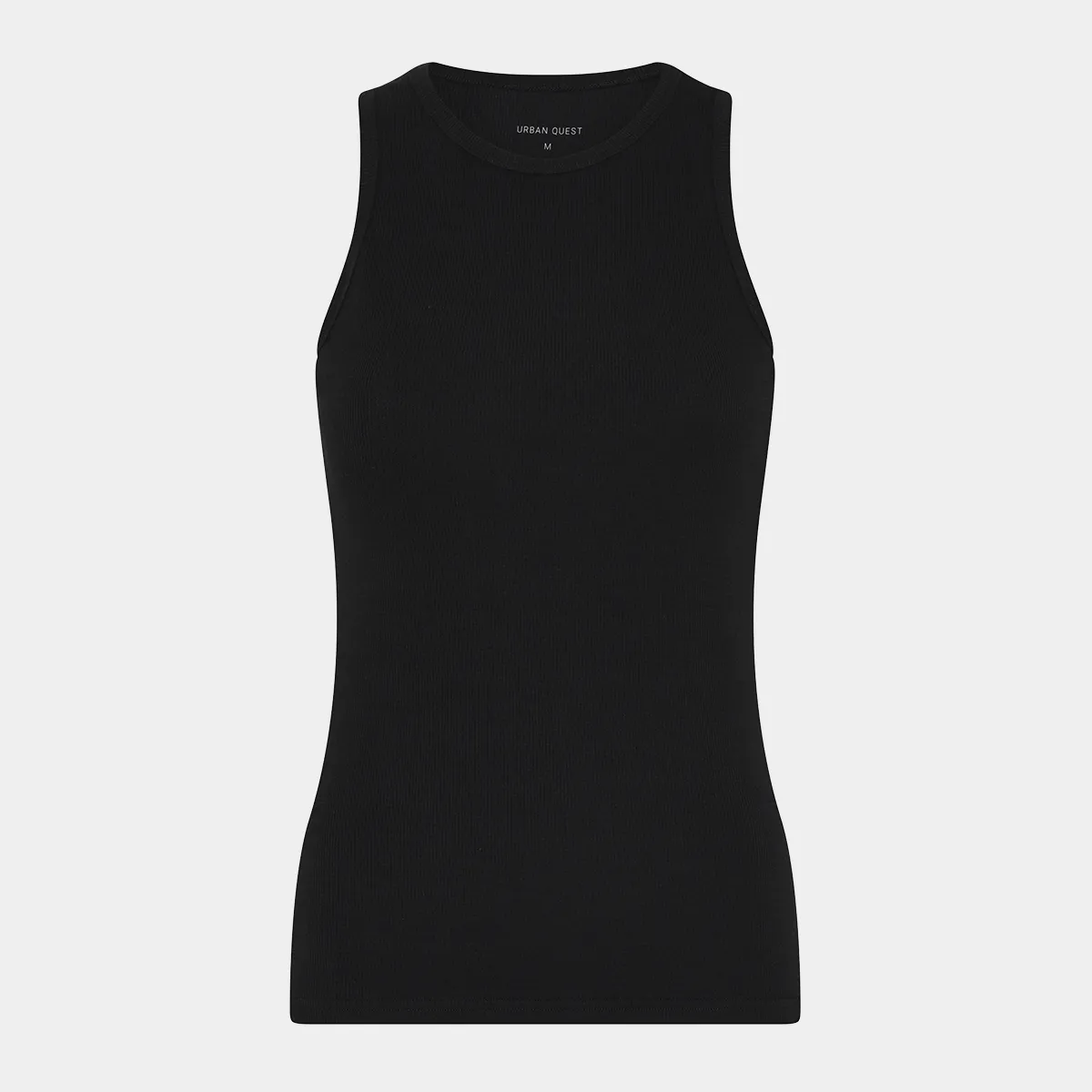 Sort bambus rib tank top