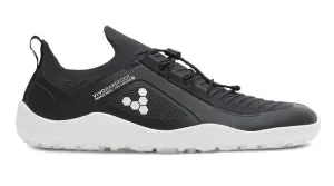 Vivobarefoot Men's Primus Trail Knit FG Obsidian White