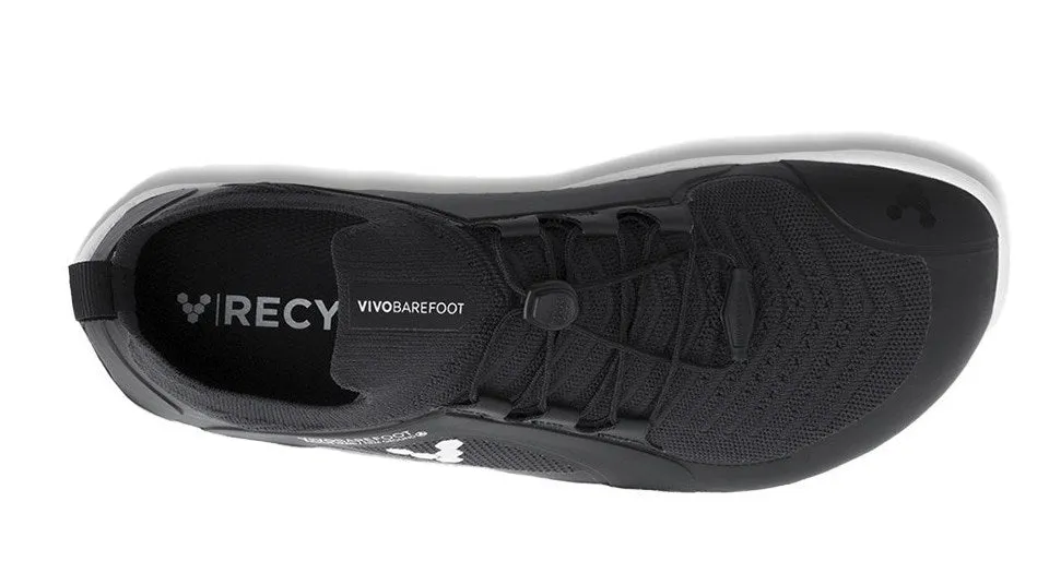 Vivobarefoot Men's Primus Trail Knit FG Obsidian White