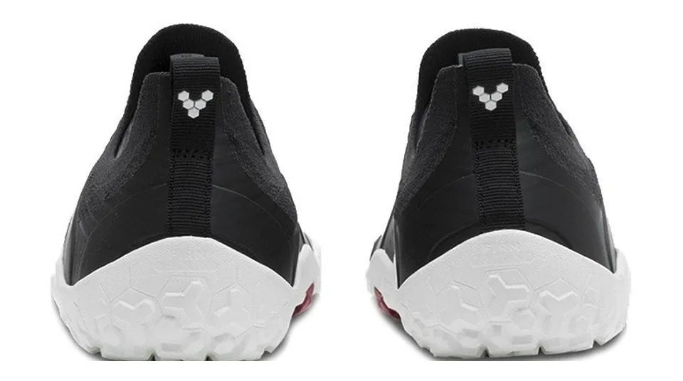 Vivobarefoot Men's Primus Trail Knit FG Obsidian White